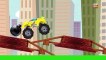 Tv cartoons movies 2019 monster truck   stunts and chase   kids video