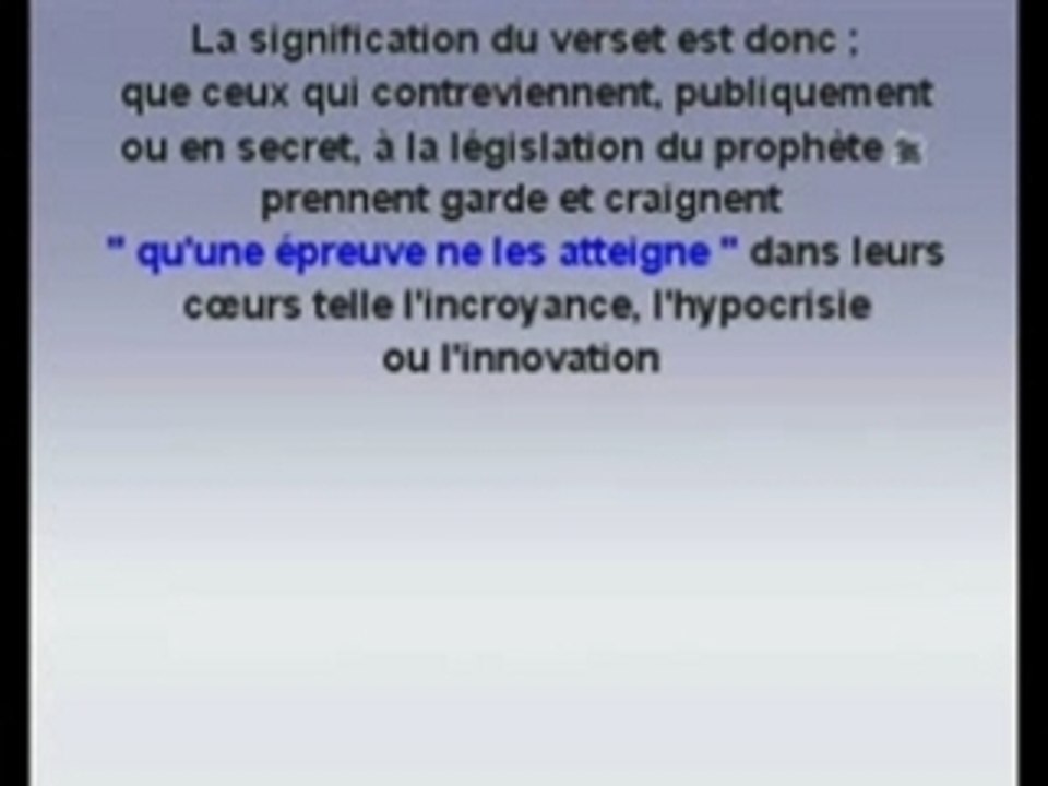 Qu'ils prennent garde !