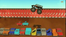 Tv cartoons movies 2019 Monster truck   Wheels on the monster trucks go round and round   Nursery rhymes