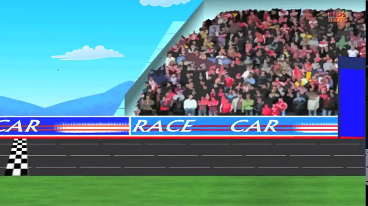 Tv cartoons movies 2019 monster truck   stunts, chase and race video for kids