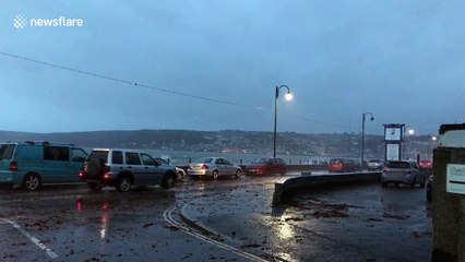 Storm Callum batters Penzance seafront