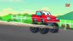 Tv cartoons movies 2019 Little Red Car Rhymes - Monster Truck Songs   Rig A Jig Jig   Nursery Rhymes For Kids And Babies