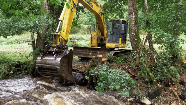 Effacement de seuils à Chalmazel / #Loire / #SYMILAV