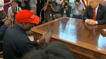 Kanye West Accidentally Reveals '000000' Phone Password During White House Visit