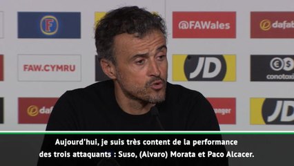 Amical - Enrique "heureux" de la performance de ses attaquants