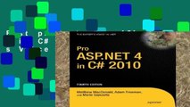 Best product  Pro ASP.NET 4 in C# 2010 (Expert s Voice in .NET)