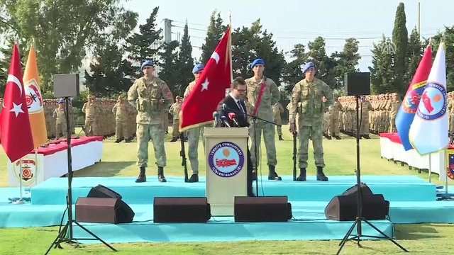 İçişleri Bakanı Soylu, Foça Jandarma Komando Okul Komutanlığı Sözleşmeli Subay mezuniyet törenine katıldı - İZMİR
