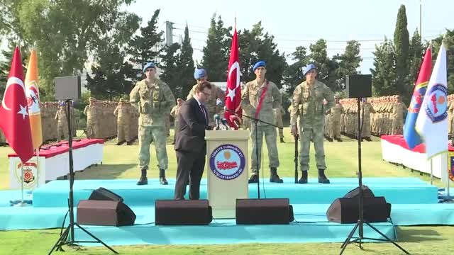 İçişleri Bakanı Soylu, Foça Jandarma Komando Okul Komutanlığı Sözleşmeli Subay Mezuniyet Törenine...