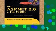 Review  Pro ASP.NET 2.0 in C# 2005 (Expert s Voice)