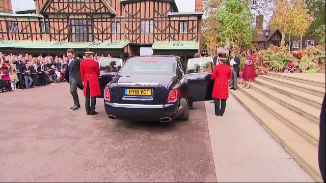 Jack Brooksbank arrives for wedding to Princess Eugenie