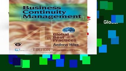 Review  Business Continuity Management: Global Best Practices, 4th Edition