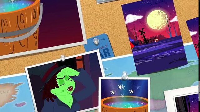 Tv cartoons movies 2019 LRC & HHMT beware of the monster truck little red car haunted house monster truck part 1/2