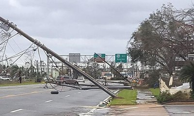 Micheal Kasırgası arkasında hayalet bir şehir bıraktı