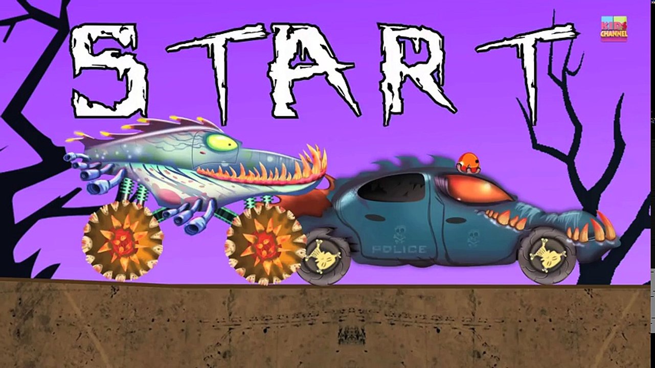 Tv cartoons movies 2019 car garage   mail van   Halloween videos for children by Kids Channel