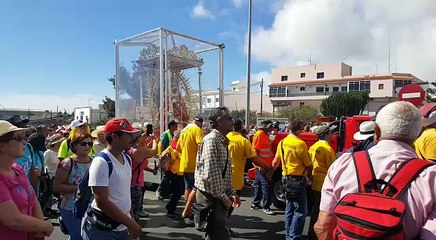 La Virgen de Candelaria, a su paso por El Tablero