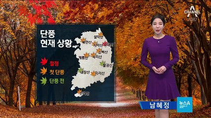 [날씨]주말에도 가을 추위…큰 일교차 주의