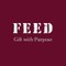 Clarins partnership with FEED has arrived. When you purchase 2 products,one to be skincare, you'll receive a FEED pouch filled with 5 beauty products, and donat