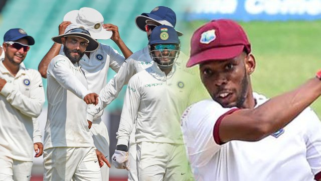 India Vs West Indies 2nd Test Day 1 Highlights: Roston Chase Leads WI Fightback | वनइंडिया हिंदी