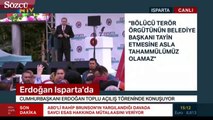 Erdoğan, konuşurken bir kadın baygınlık geçirdi