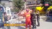 Chine : Un homme de 230kg se fait sortir par la fenêtre par des pompiers !