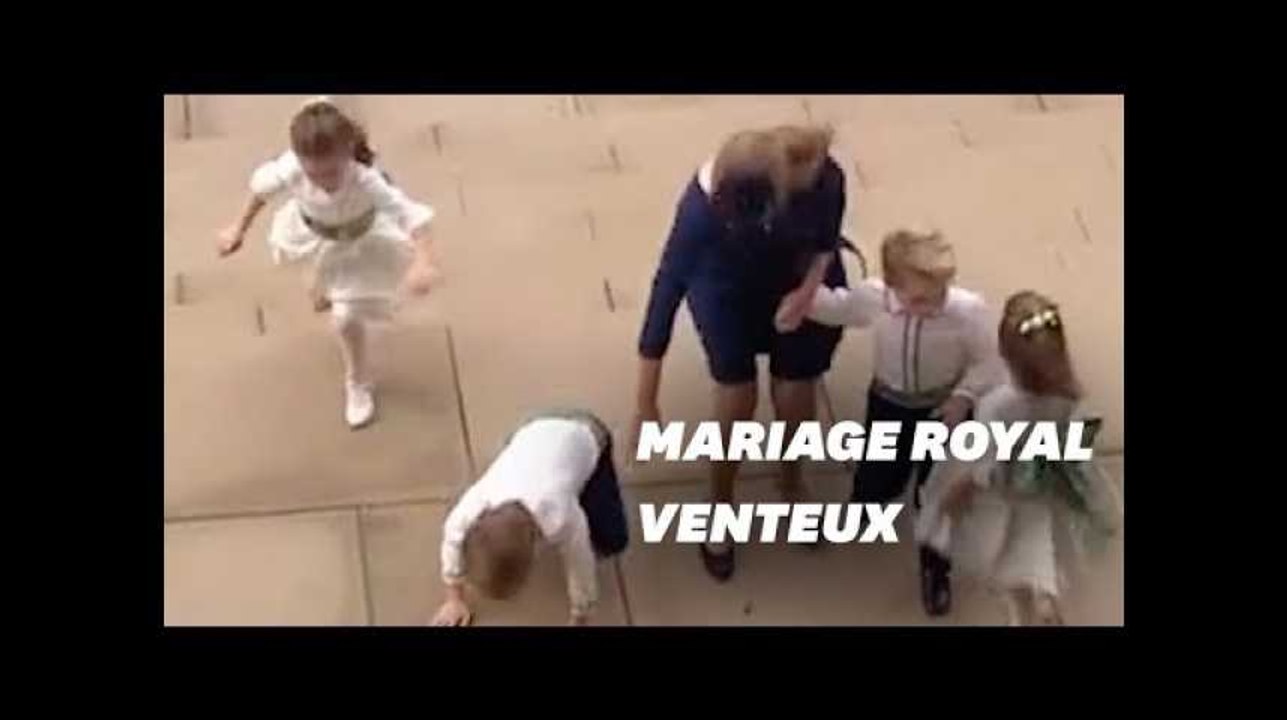 Le mariage de la princesse Eugenie a reçu un invité de marque: LE VENT