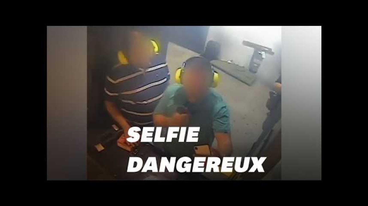 Ce selfie dangereux lui a valu une interdiction...