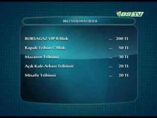 Kasımpaşa Maçı Bilet Satış Programı (20.11.2013)