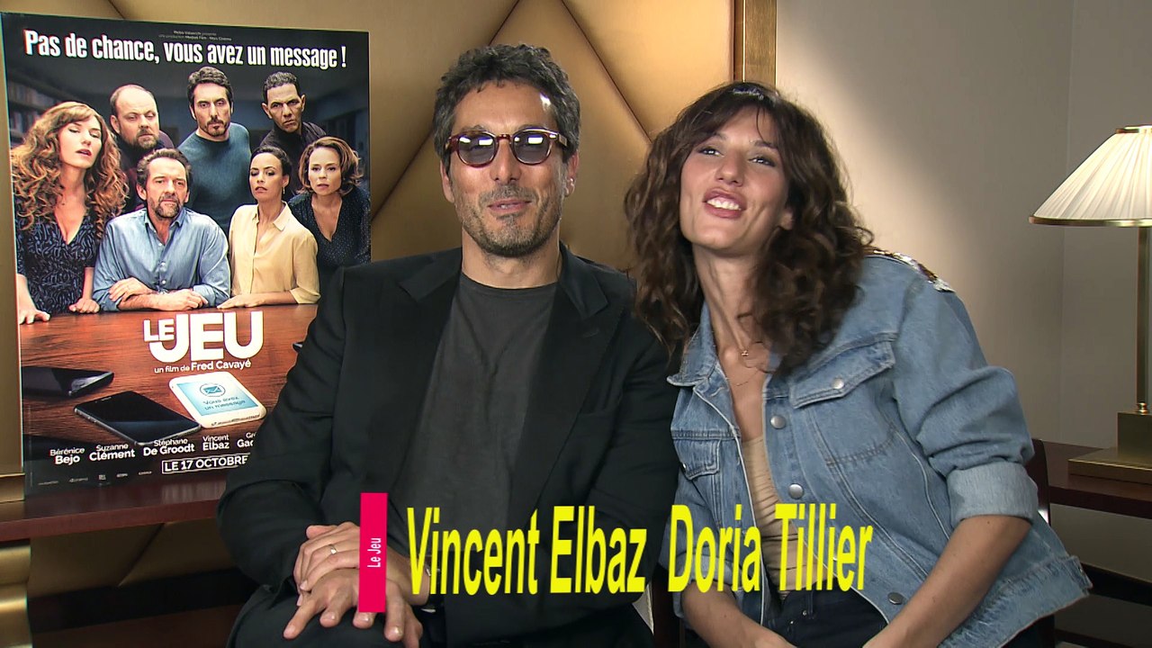 Le jeu  : rencontre avec  Vincent Elbaz, Doria Tillier,  Roschdy Zem, Suzanne Clément  et Grégory Gadebois