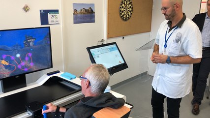 Un robot de rééducation à Eudo de Kerlivio