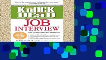 Review  Knock  em Dead Job Interview: How to Turn Job Interviews Into Job Offers