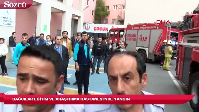 Bağcılar Eğitim ve Araştırma Hastanesi’nde yangın