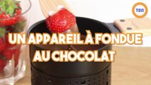 Un appareil à fondue au chocolat