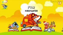 Camiones De Bomberos Para Niños - Camión De Bomberos Y Fuego - Dibujos Animados Pango