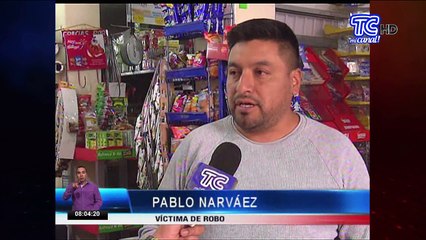 Pánico por robo en local comercial de Quito