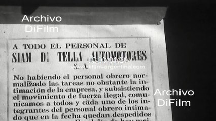 Siam Di Tella car factory in Monte Chingolo - Buenos Aires 1966