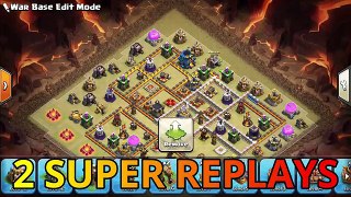 UNBEATABLE_Th12_War_Base_2018_Anti_2_Star_With_2_Replays_Anti_Bowler_Anti_Queen_