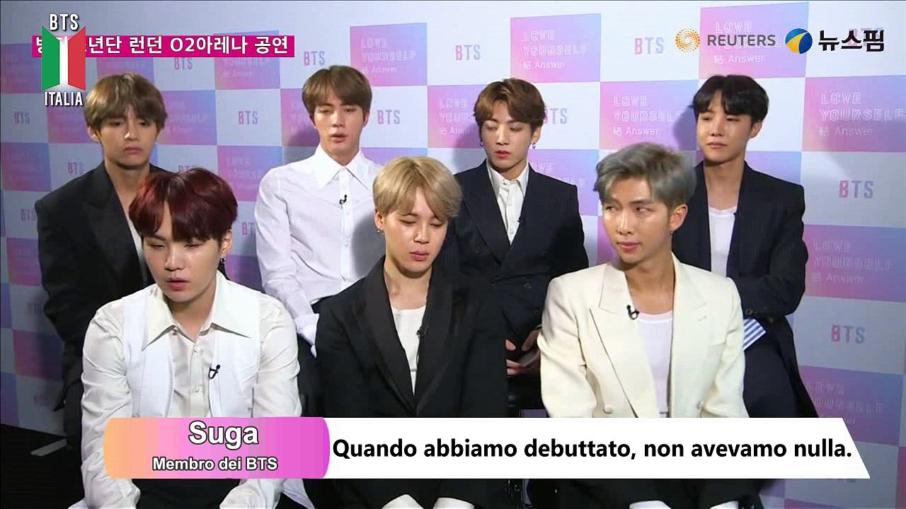 [SUB ITA] BTS O2 Arena Interview BTS London Show