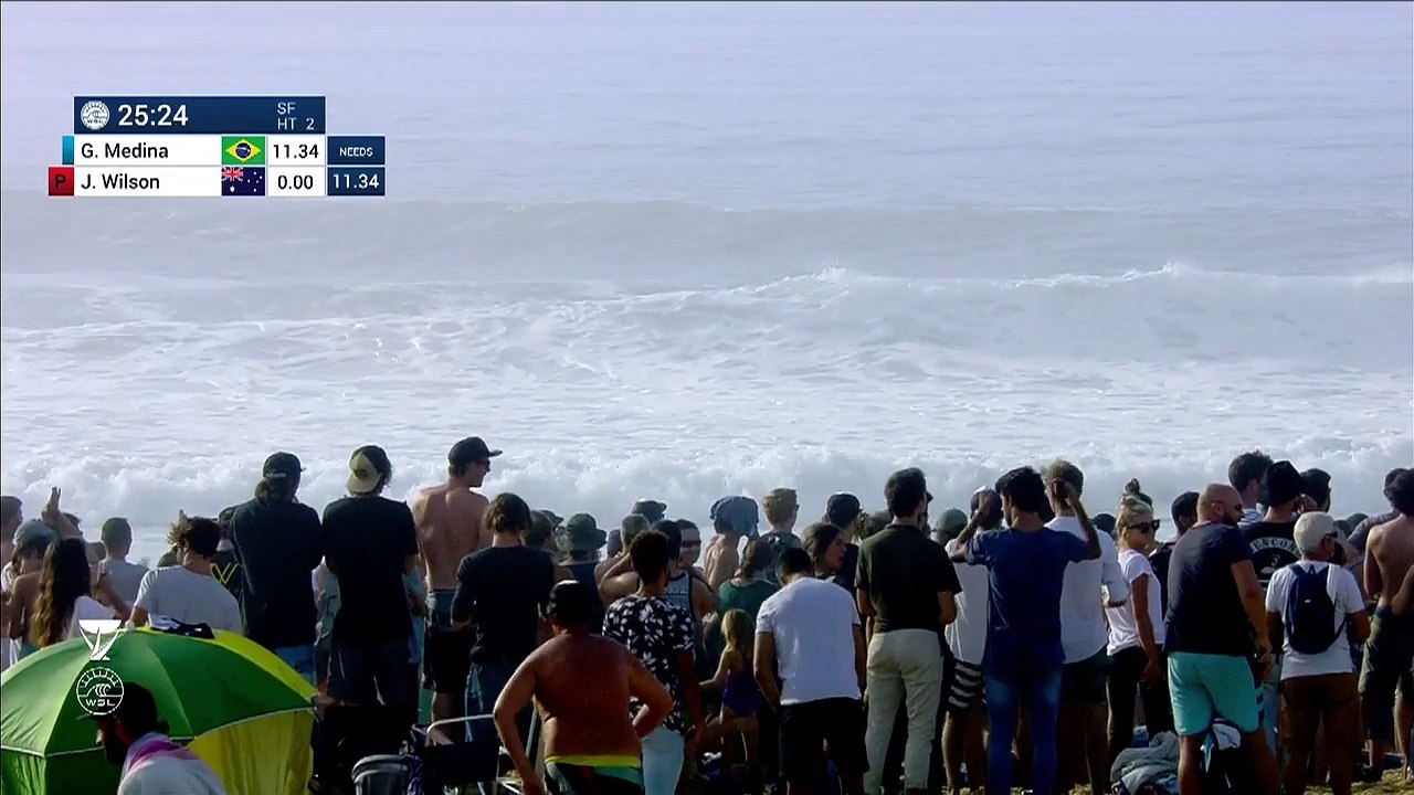 Adrénaline - surf : Un combat dans les airs entre Julian Wilson et Gabriel Medina en demi-finale du Quiksilver Pro France 2018