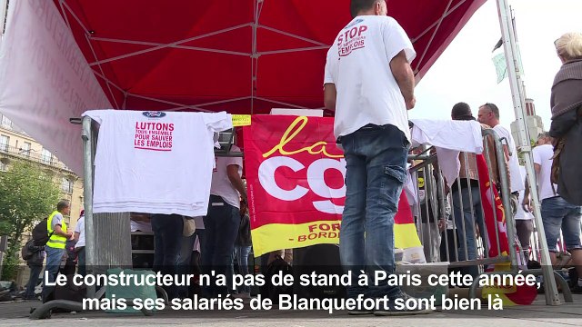 Les salariés de Ford Blanquefort s'invitent au Mondial de l'Auto