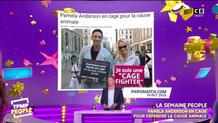 Pamela Anderson en cage pour défendre la cause animale : "Grotesque" pour Myriam Palomba