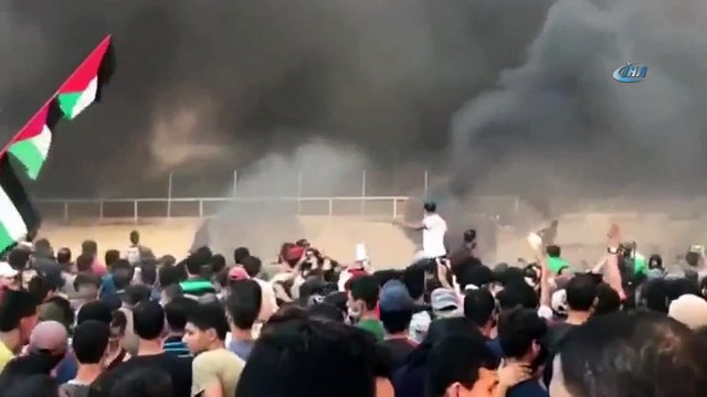 - İsrail askerleri 6 Filistinliyi şehit etti- Filistinlilerin barışçıl gösterilerine İsrail askerlerinin gerçek mermilerle karşılık vermesi sonucu 6 Filistinli şehit oldu, 5’i ağır 112 Filistinli yaralandı