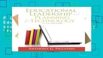 P.D.F D.O.W.N.L.O.A.D Educational Leadership and Planning for Technology *Full Pages*