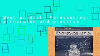 Best product  Forecasting: principles and practice
