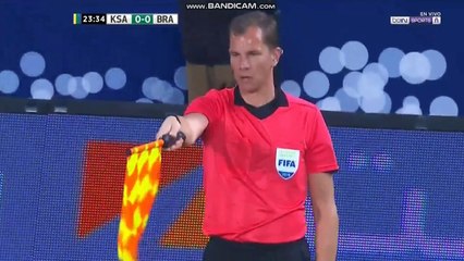 Gabriel Jesus Canceled Goal HD - Saudi Arabia vs Brazil 12.10.2018