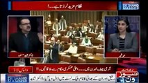 Ayaz Sadiq Nay Parliament Say Chori Shuda Gown Pehan Kar Ehtejaj Kiya- Dr Shahid Masood