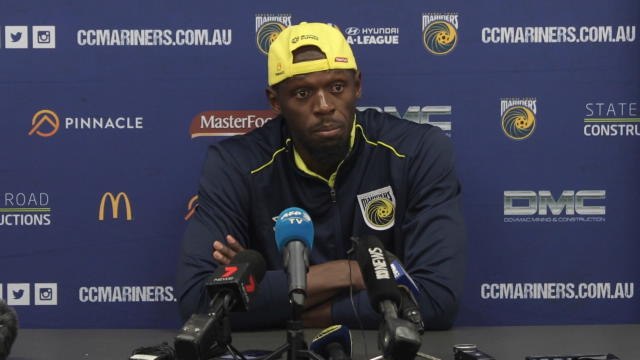 Bolt keen to prove to world he can be a footballer after goalscoring debut