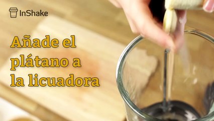 Batido de germen de trigo y plátano