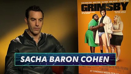 Grimsby Pube Face Plant - Sacha Baron Cohen Commentary | MTV