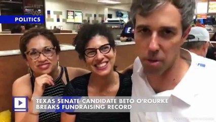 Download Video: Texas Senate Candidate Beto O'Rourke Breaks Fundraising Record