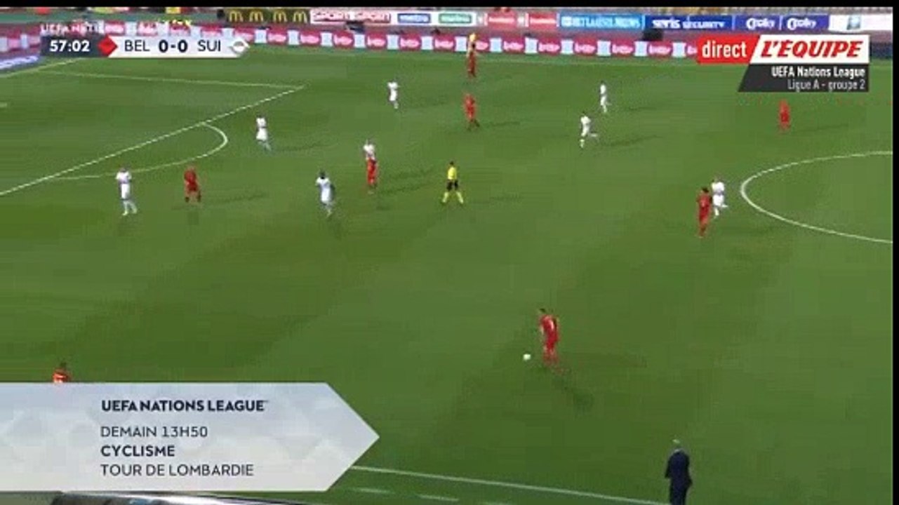 Belgium  1    -   0  Switzerland 12/10/2018  Lukaku R. (Meunier T.), Belgium Super Amazing Goal  58' HD Full Screen  EUROPE: UEFA Nations League - League  A - Round 3 .